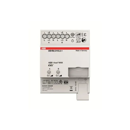 رله دیمر 2 کانال ABB مدل UD/S2.315.2.1
