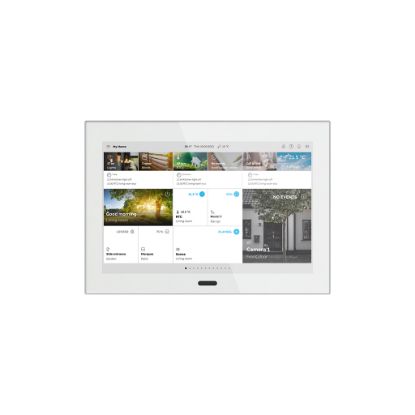 تاچ پنل 10 اینچ سفید ABB با فریم استیل کد STU/10.1.1.825