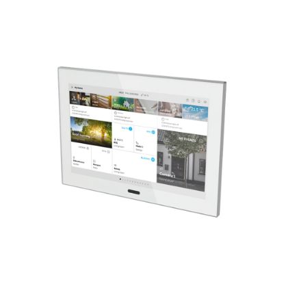 تاچ پنل 10 اینچ سفید ABB با فریم استیل کد STU/10.1.1.825