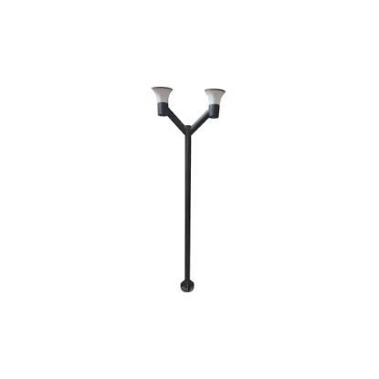 چراغ حیاطی و پارکی دو شعله زمرد نور مدل ZNE.G.228