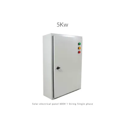 تابلو برق تک استرینگ 600 ولت تک فاز نیروگاه 5KW