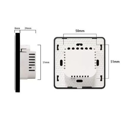 تصویر  کلید دیمر هوشمند تویا HC Pro مدل LDW | خرید دیمر لمسی WiFi