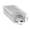 پروفیل توکار دولاین فنرخور 31mm کد 5 آلومینیومی مناسب نوار LED