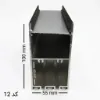 پروفیل 55 میلی‌متری آویز مخصوص چراغ خطی LED