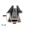 پروفیل توکار تک لاین فنرخور 16.3mm کد (13)