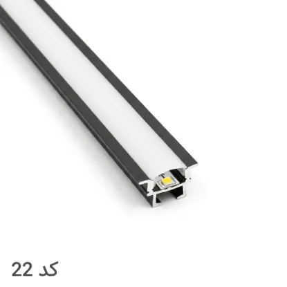 پروفیل توکار کنافی فنرخور تک لاین 18mm (کد22)