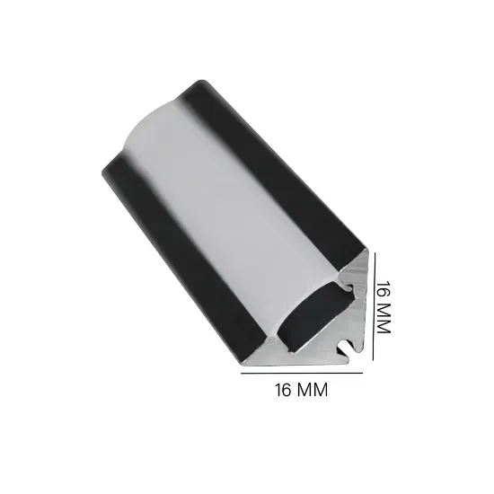 پروفیل کنجی تک لاین 16mm کد 27