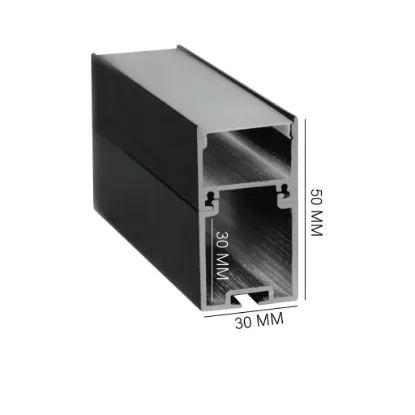 پروفیل روکار و آویز دولاین 30mm کد 28