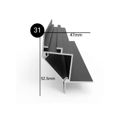 پروفیل سقف معلق دولاین 47mm (کد 31)