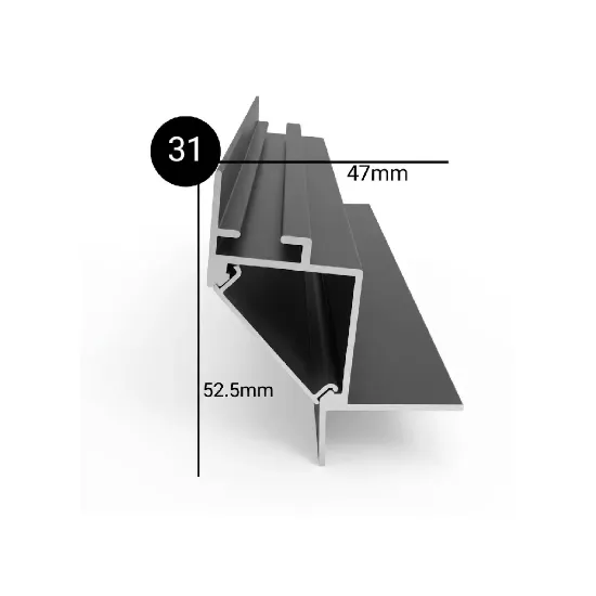 پروفیل سقف معلق دولاین 47mm (کد 31)