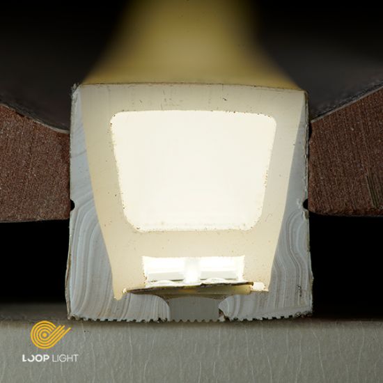 تصویر  ریسه نئون فلکسی 220ولت تراکم 180 لوپ لایت مدل LS-FLAT21x21