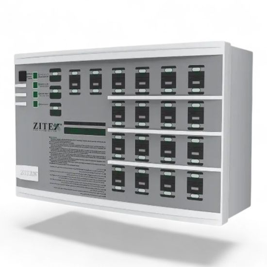 تصویر  کنترل پنل اعلام حریق 16 زون کانونشنال زیتکس مدل ZX-1800-16