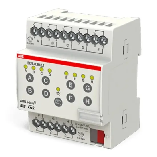تصویر  باینری اینپوت 8 کانال ABB مدل BE/S8.20.2.1