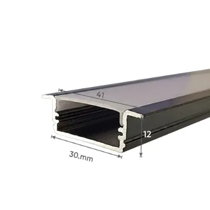 پروفیل لاین نوری توکار کنافی فنرخور سه لاین 30mm (کد38)