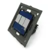 تصویر  کلید لمسی دو پل zigbee زیگبی Benica