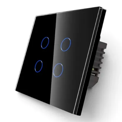 تصویر  کلید لمسی چهار پل zigbee زیگبی Benica