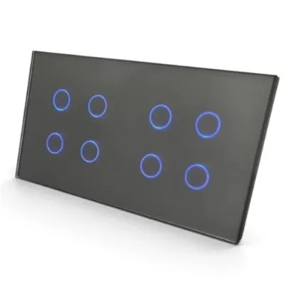 تصویر  کلید لمسی هشت پل zigbee زیگبی Benica