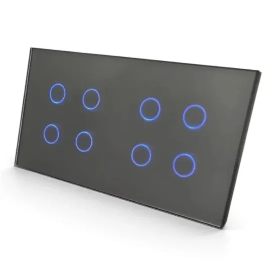تصویر  کلید لمسی هشت پل zigbee زیگبی Benica
