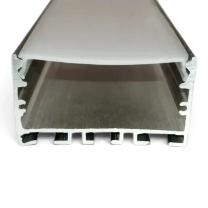 تصویر  پروفیل لاین نوری روکار فنرخور سه لاین 45mm (کد64)