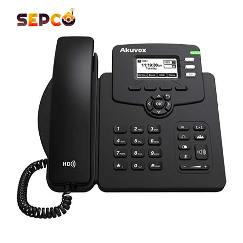 تلفن تحت شبکه آکووکس Akuvox مدل SP-R52P