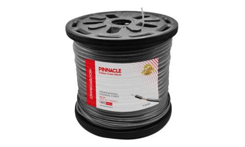 pinnacle coaxial cable 500x300 1 کابل کواکسیال RG59 پیناکل مغزی مس ۰٫۷ ۱۲۸کلاف ۳۰۰ متری
