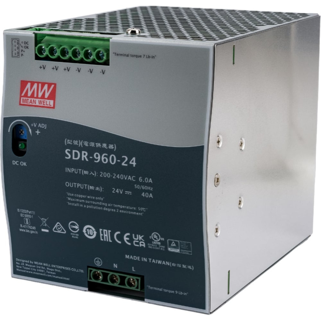 منبع تغذیه مینول سری SDR-960-24